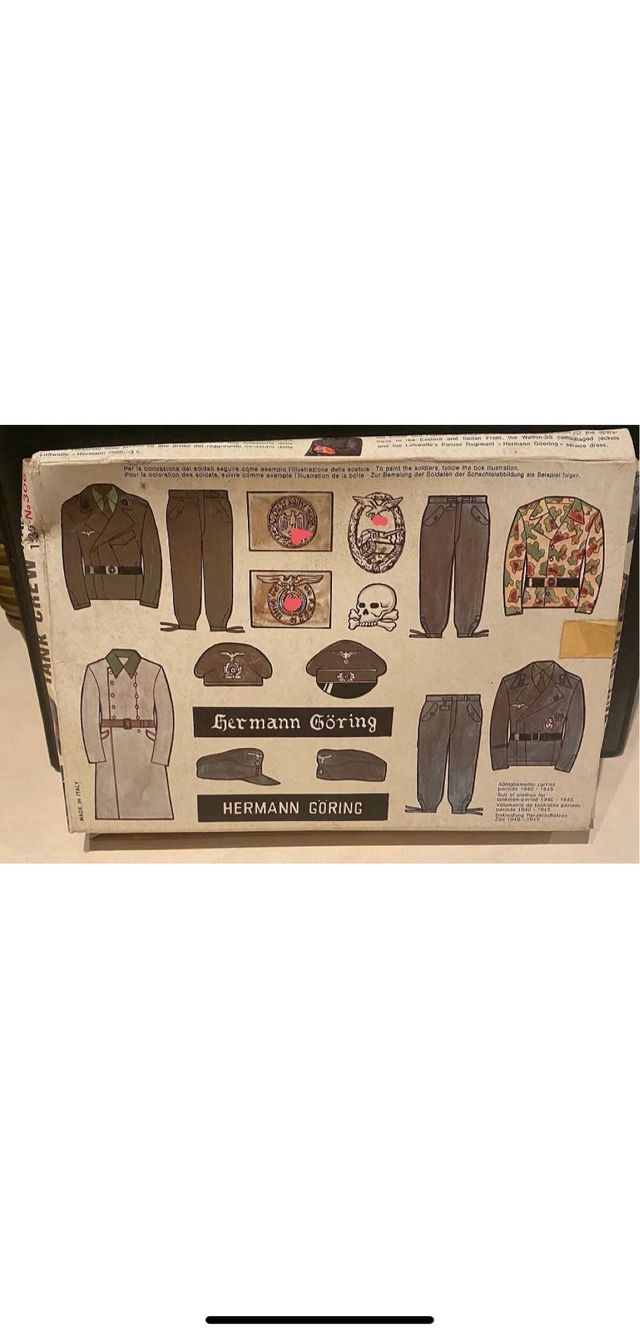 SOLDATINI ITALAEREI CARRISTI TEDESCHI WW2