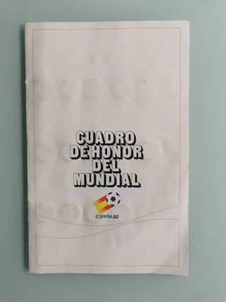 Cuadro de honor del Mundial España 82