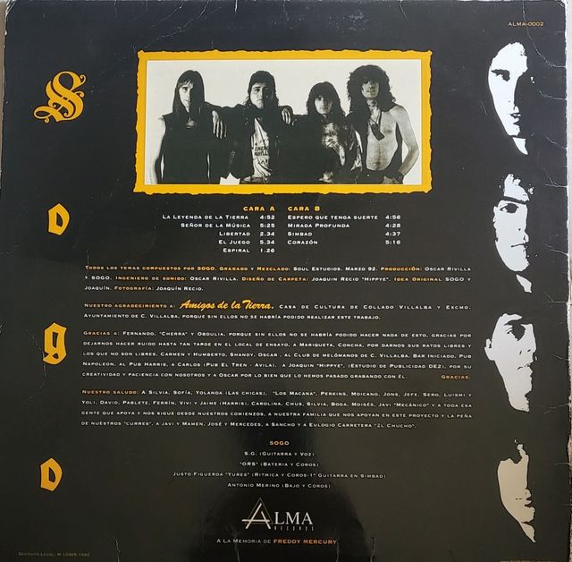 Vinilo SOGO Amigos de la tierra