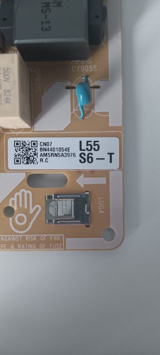Placa alimentación ue50tu8005kxxc