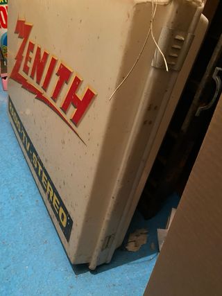 CARTEL PUBLICIDAD RADIO TV ZENITH AÑOS 60-70