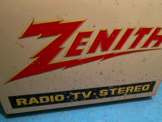 CARTEL PUBLICIDAD RADIO TV ZENITH AÑOS 60-70