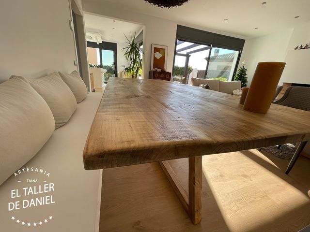 Mesa comedor madera reciclada a medida