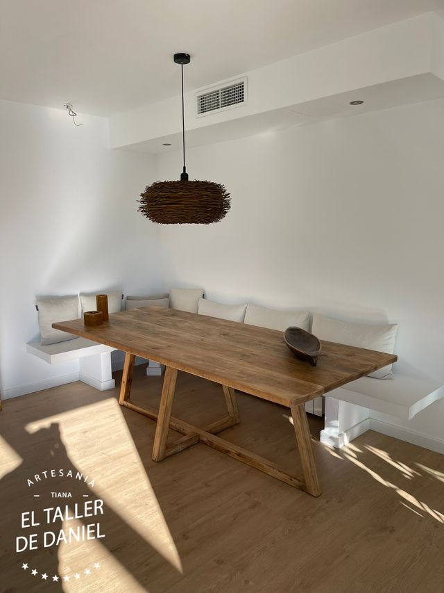 Mesa comedor madera reciclada a medida