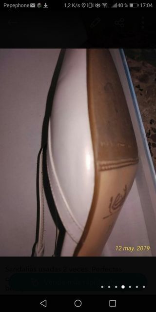 Sandalias boda, color hueso, marfil