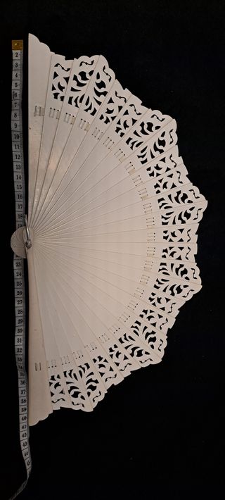 💍Abanico blanco novia