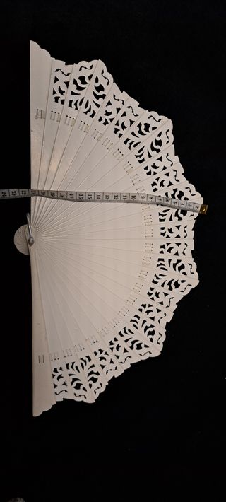 💍Abanico blanco novia