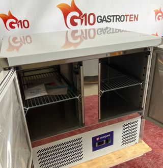 🔴 Mesa Fría Refrigerada 2 Puertas acero