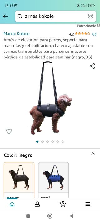 Arnés de elevación talla s kokoie