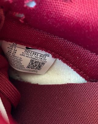 Nike Dunk Low Team Red