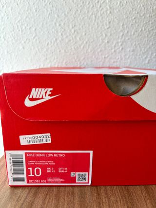 Nike Dunk Low Team Red