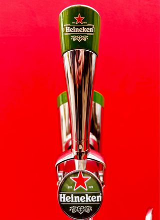 GRIFO DE CERVEZA HEINEKEN / LUMINOSO / AÑOS 2000