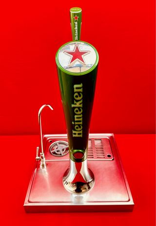 GRIFO DE CERVEZA HEINEKEN / LUMINOSO / AÑOS 2000