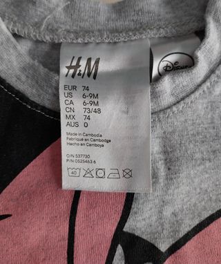 Pelele de bebe niña Disney Minnie de H&M