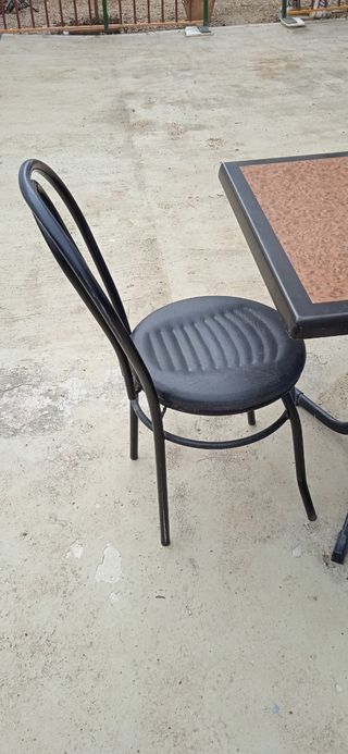 Conjunto mesas y sillas hosteleria