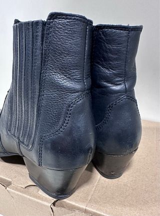 Botines piel tipo cowboy t 37