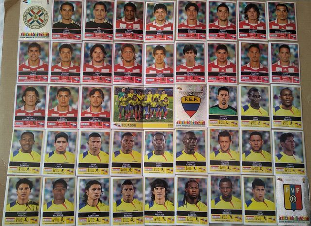 cromo copa america 2011 y boycol concacaf 2021