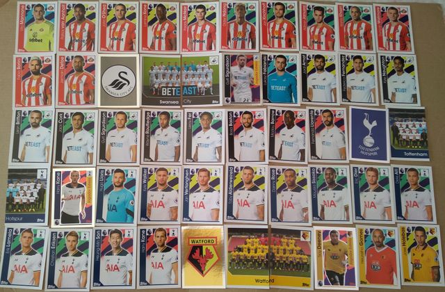 cromos premier league 2017 topps y mundial 2022