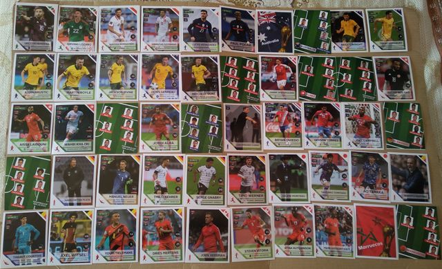 cromos premier league 2017 topps y mundial 2022