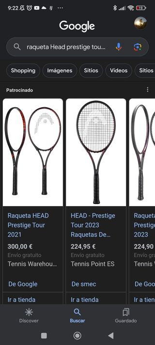 Raqueta tenis