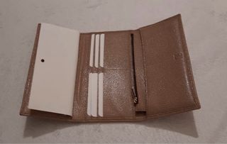 Cartera piel beige/topo de Carolina Herrera