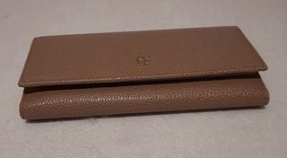 Cartera piel beige/topo de Carolina Herrera