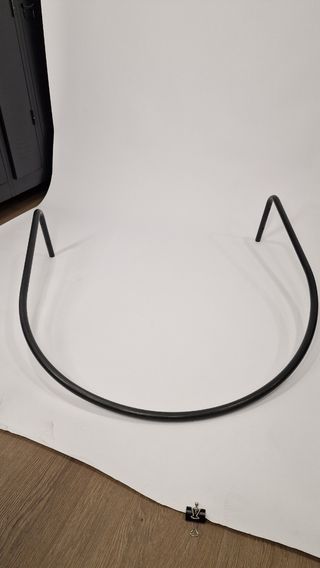 Barras cortina probador de ropa 1m