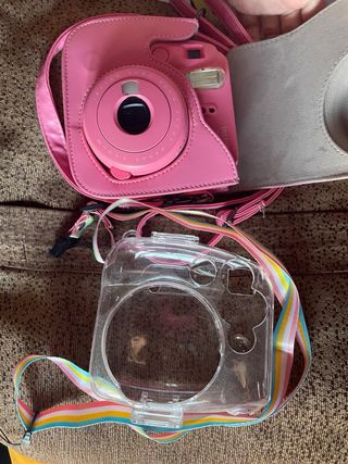 Pack de camara instax mini 9 rosa y accesorios