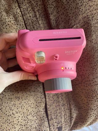 Pack de camara instax mini 9 rosa y accesorios