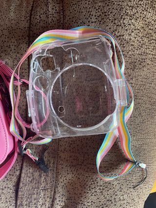 Pack de camara instax mini 9 rosa y accesorios