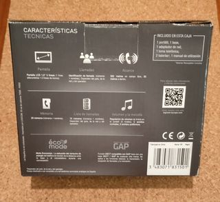 Teléfono inalámbrico Logicom Manta 150