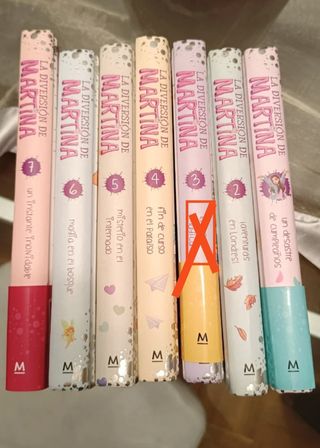 Colección libros La diversión de Martina