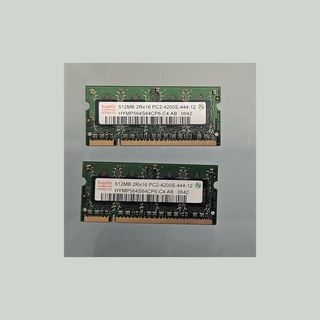 LOTE 9 MODULOS MEMORIA RAM 1GB / 512 MB / 256 MB