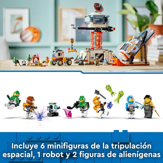 Lego City Base Espacial y Plataforma de Lanzamient