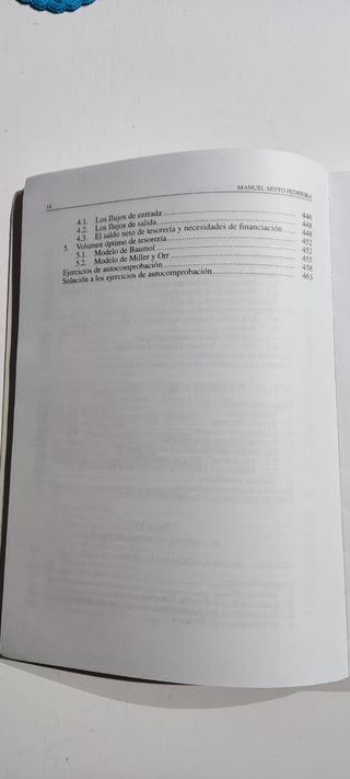 Libro Manual de teoría de la financiación