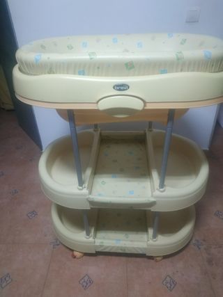 Bañera cambiador bebe