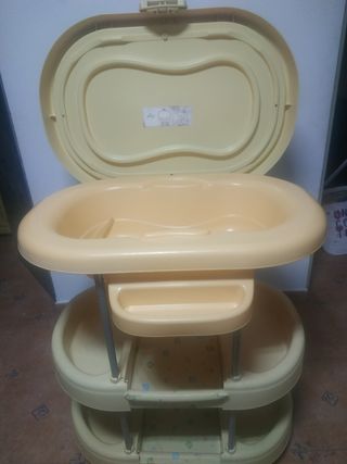 Bañera cambiador bebe