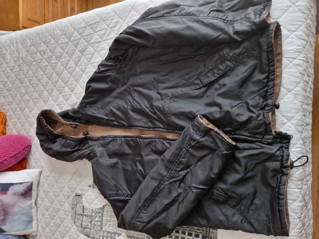 Cazadora de ante, reversible