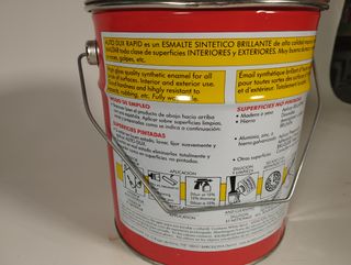Pintura esmalte bote de 4 kilos 