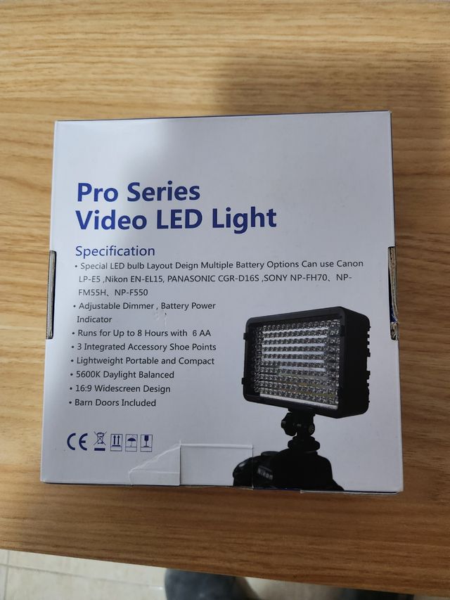 Luz led cámaras de foto flash