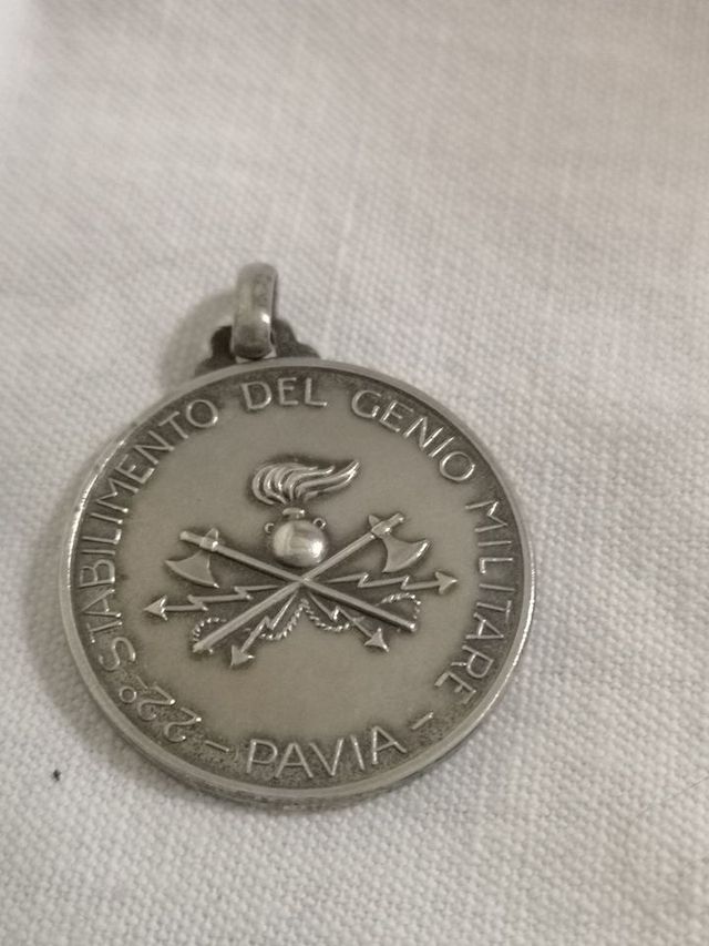 MEDAGLIA DEL GENIO MILITARE ARGENTO