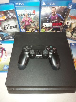 PS4 1TB 6 juegos con mando