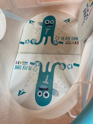 Parque de bebé plastymir plastimons curvo azul