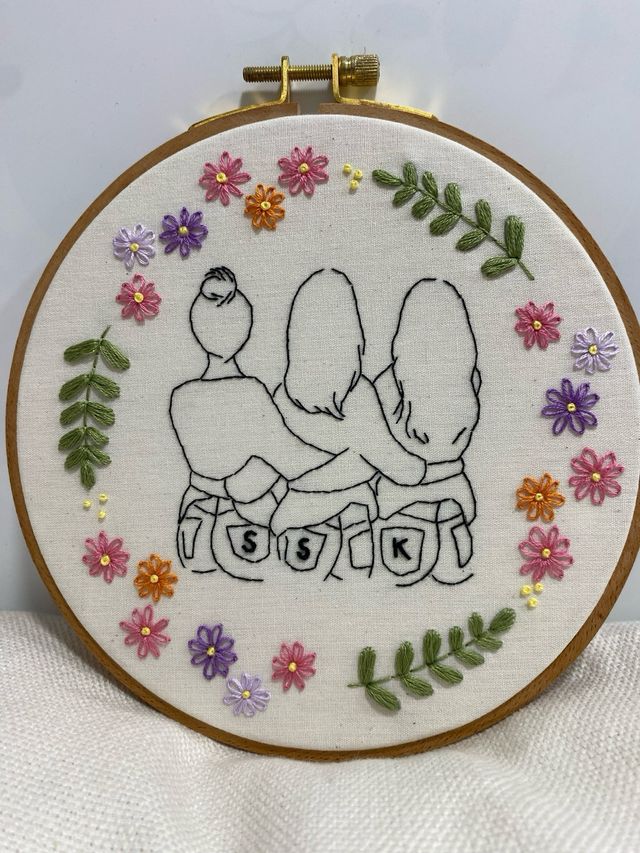 bastidor bordado personalizado