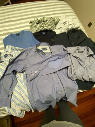 lote de 3 jersey y 5 camisas