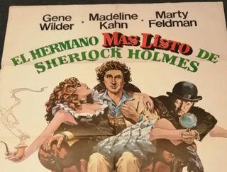Cartel Cine 1977 EL HERMANO MÁS LISTO DE SHERLOCK