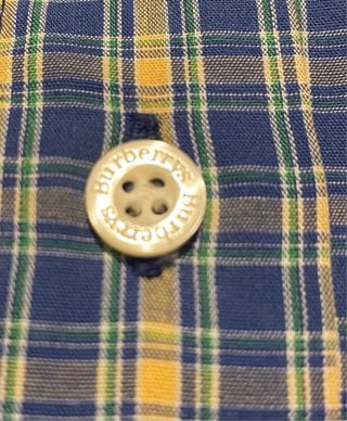 Camisa cuadris azul-naranja