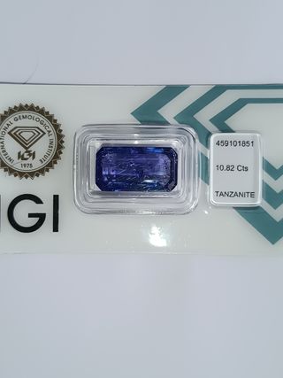 Tanzanita NATURAL 10'87ct azul profundo