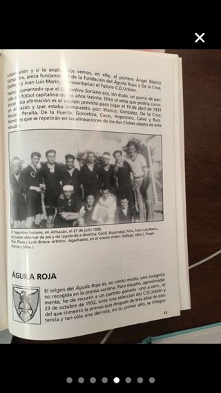 ÁGUILA ROJA Y C.D URBIÓN. (1931-1940)