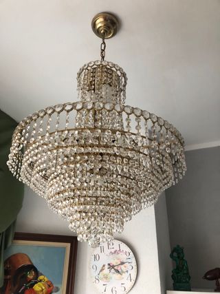 Lampara cristal de roca